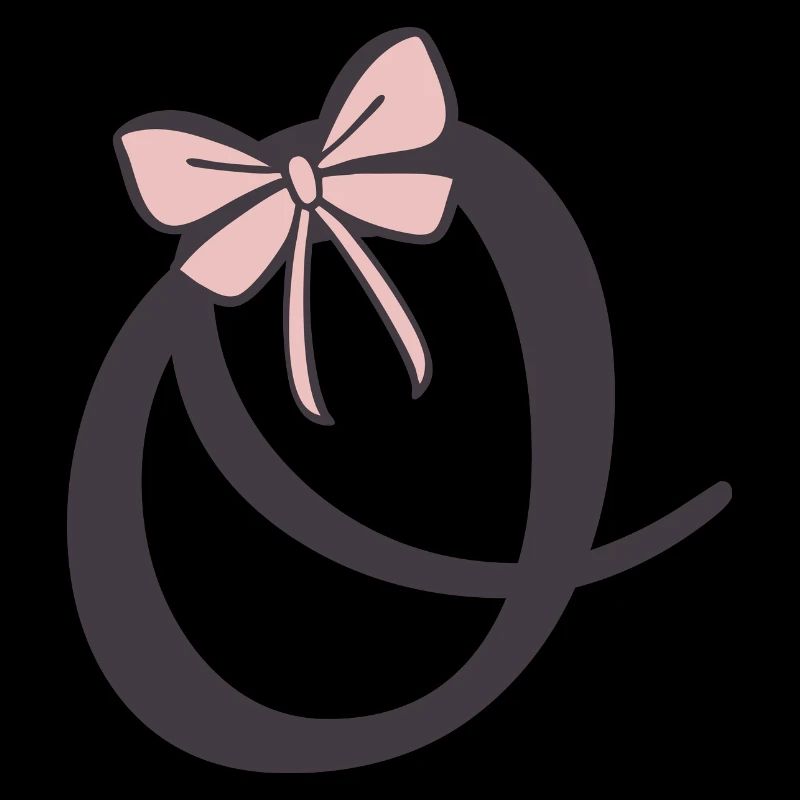 Anfangsbuchstabe O Schleifchen