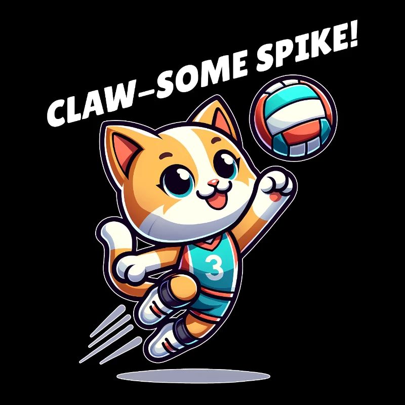 Volley-ball pour chat