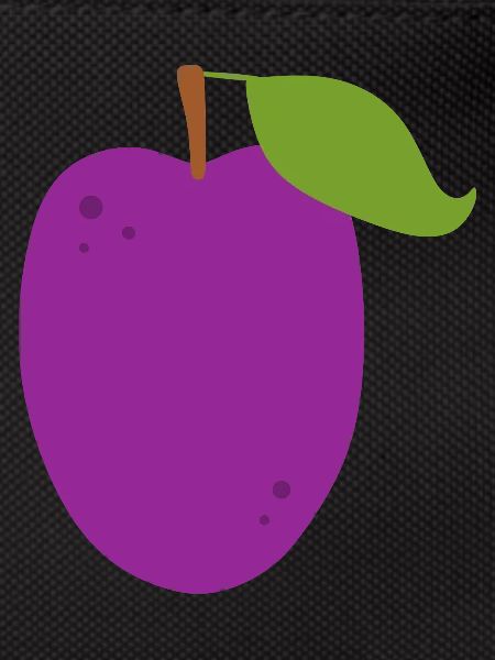 Vibrant Plum Fruit Illustration