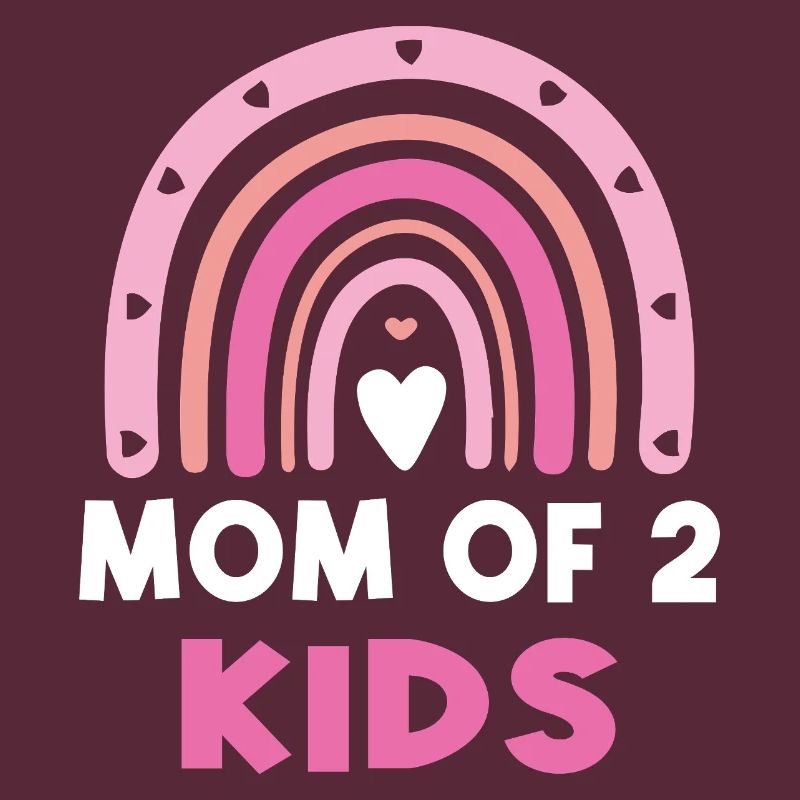 Mama von 2 Kindern Beste Mama Muttertag