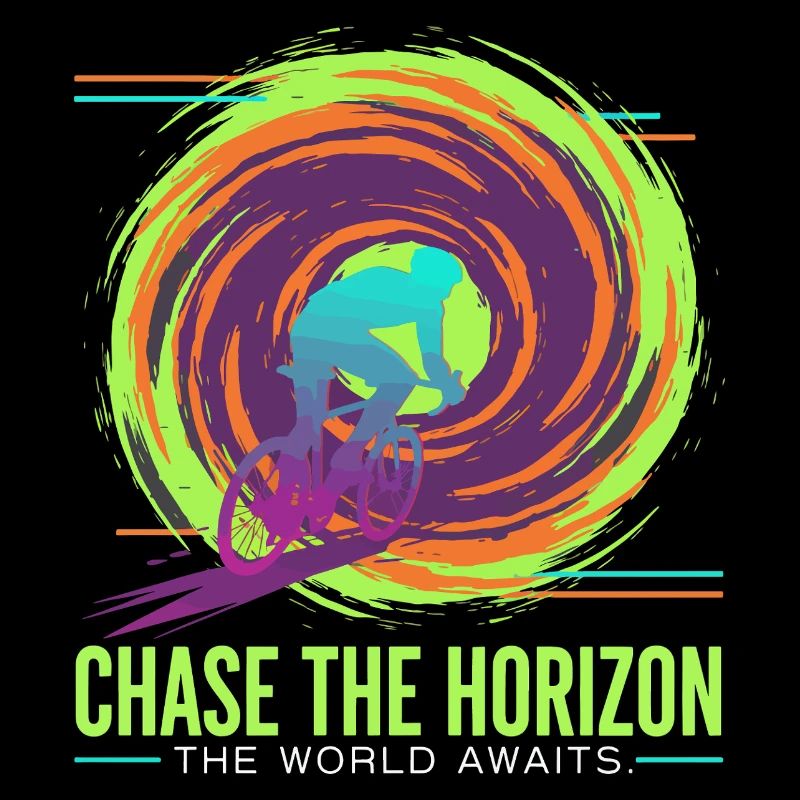 Chase the Horizon Cyclist
