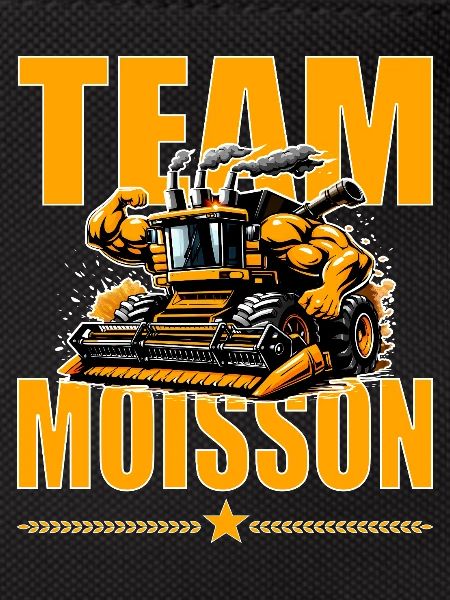Team moisson humour moissonneuse bodybuildée
