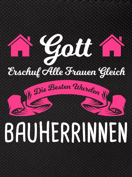 Bauherrin Bauherr Hausbau Geschenk