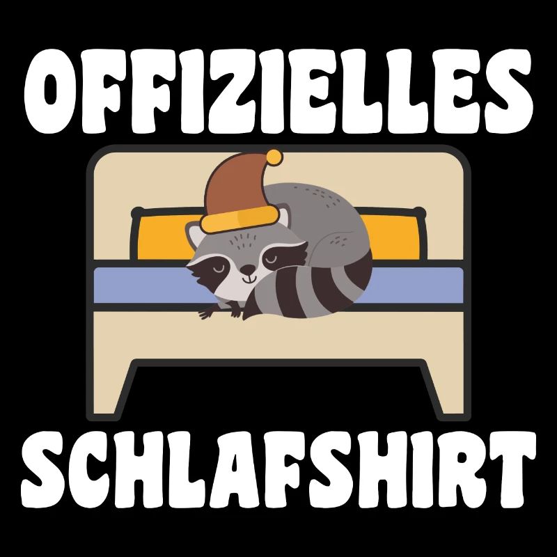 Schlafanzug Waschbär Waschbären Geschenk