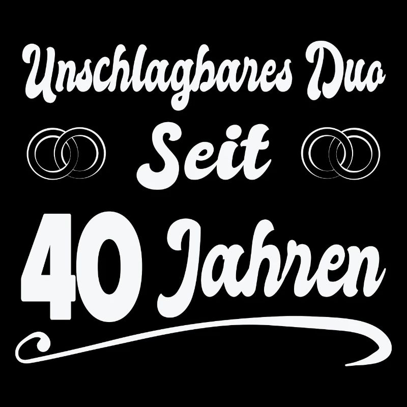 40 Jahre Ehe Ehepaar 40. Hochzeitstag Geschenk