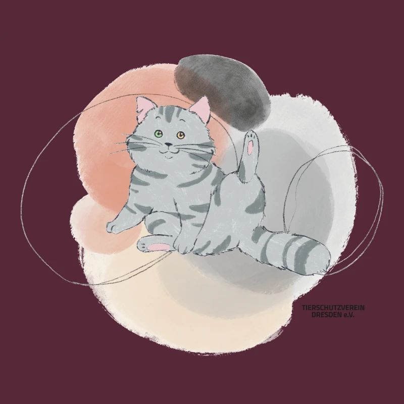 🐾 Grau getigerte Katze🐱