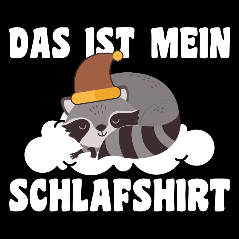 Schlafanzug Waschbär Waschbären Geschenk