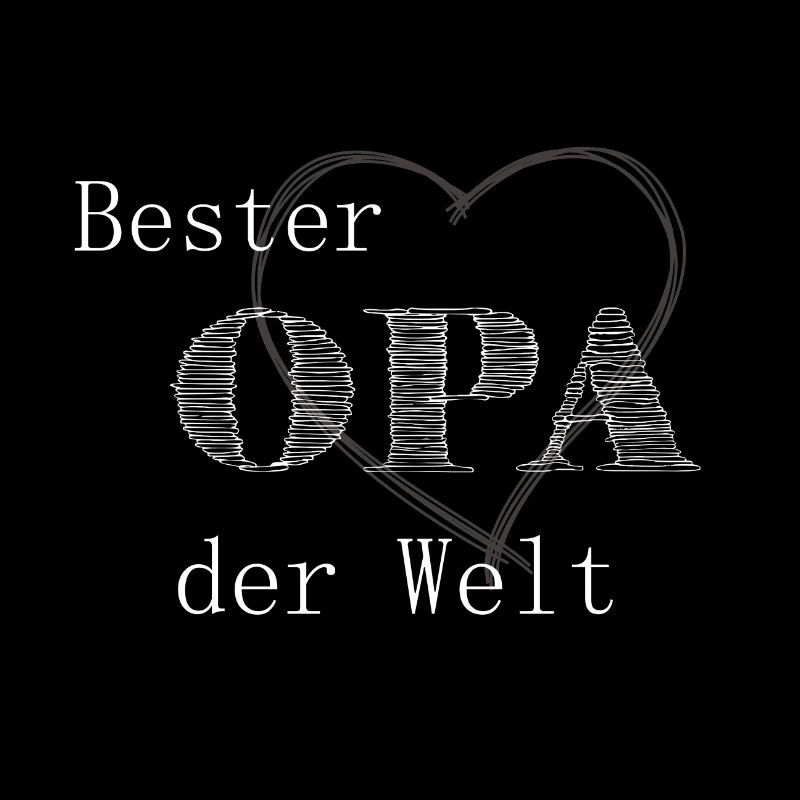 Bester Opa mit Herz Design