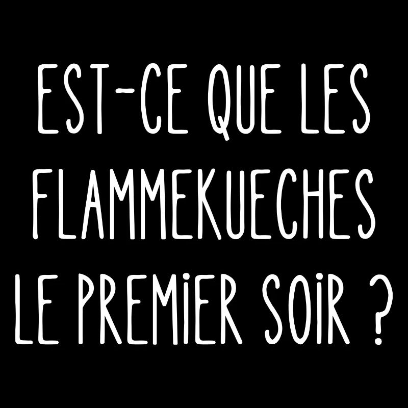 flammekueches couchent le premier soir