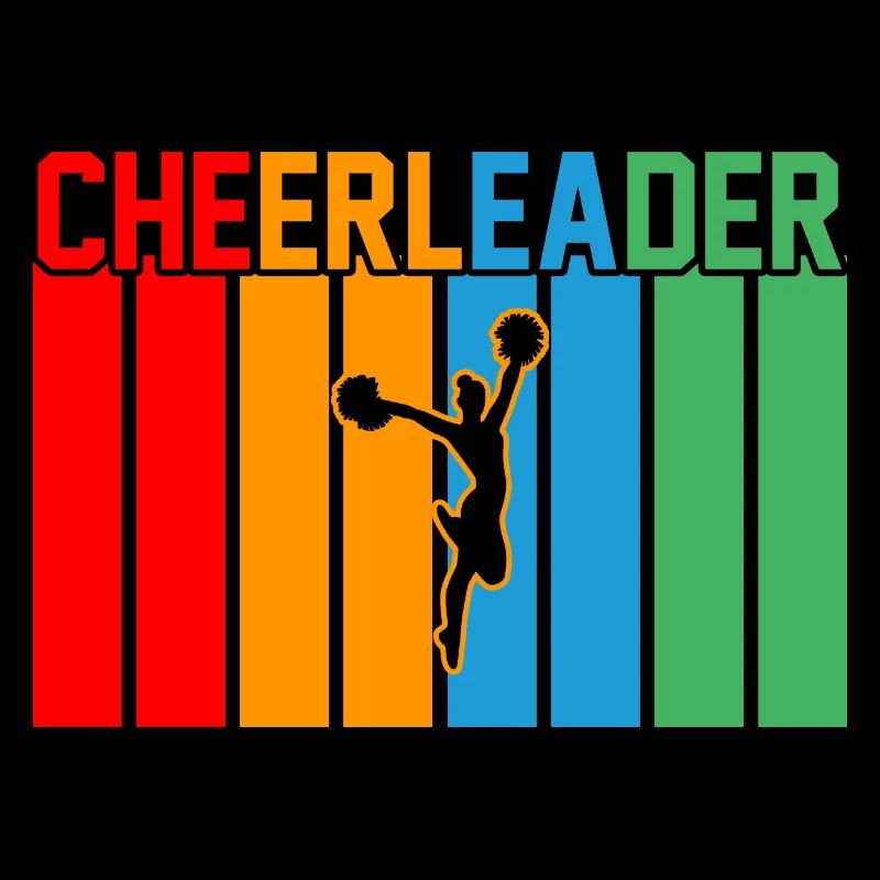 Cheerleader Retro Design Cheerleader Geschenk