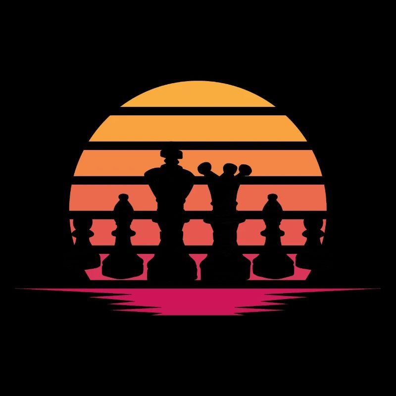 Chess Vintage Retro Checkmate Game Master Piece
