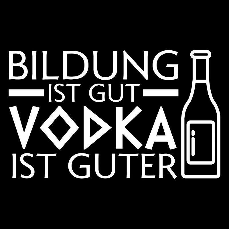 Vodka Alkohol Vodkatrinker Geschenk