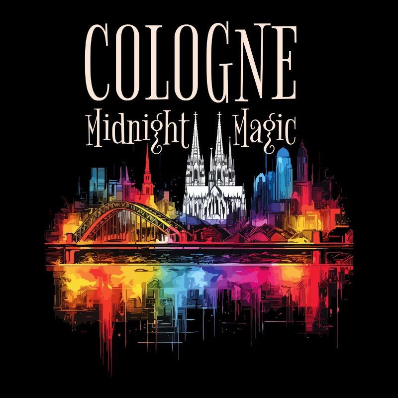 Cologne, Cologne Cathedral, Germany, City, Skyline, Night