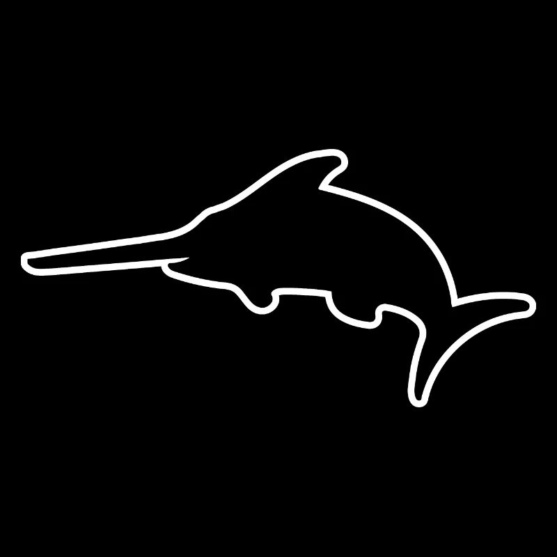 Schwertfisch Silhouette