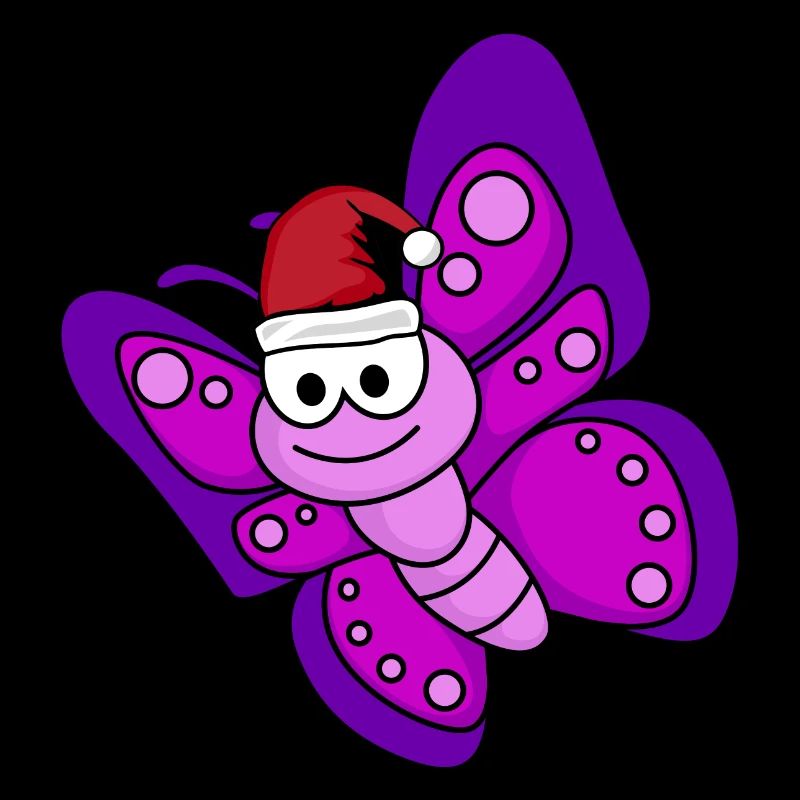 Butterfly Comic Christmas