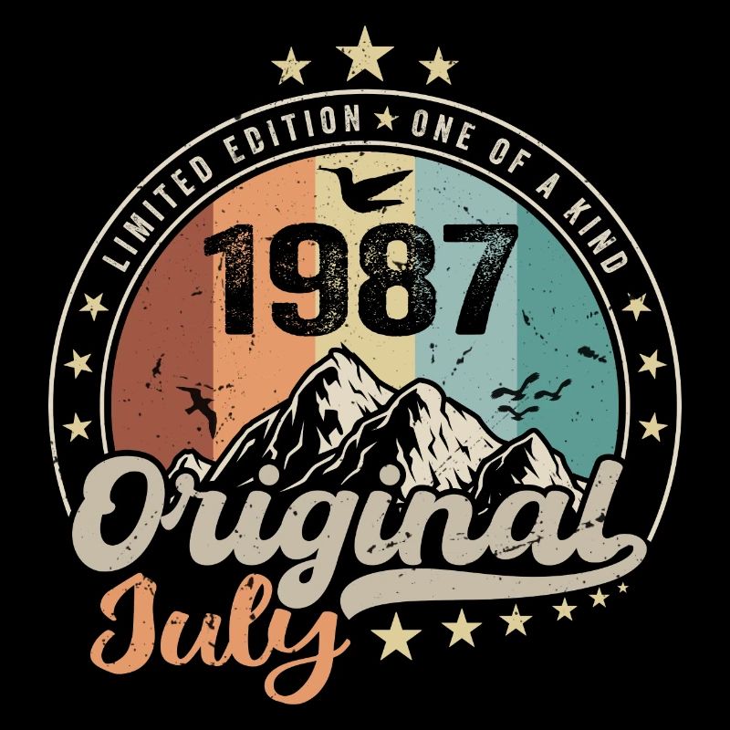 July 1987 Anniversary Gift Idea July 1987