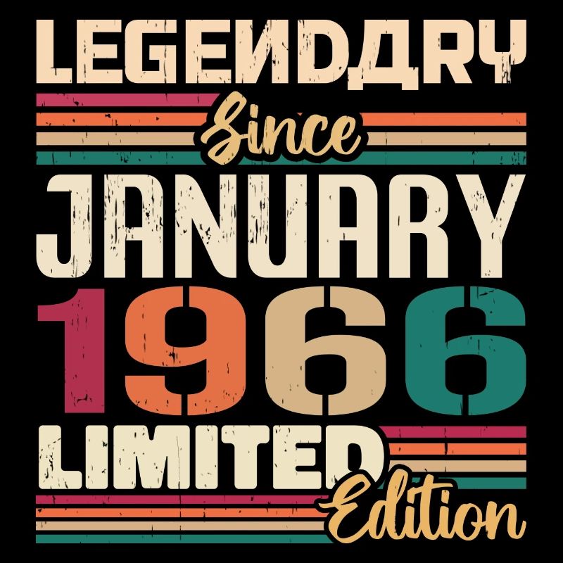 Cadeau d’anniversaire Né en Janvier 1966 - 1966