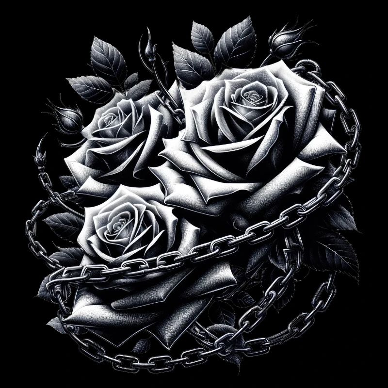 Illustrations de Roses gothiques