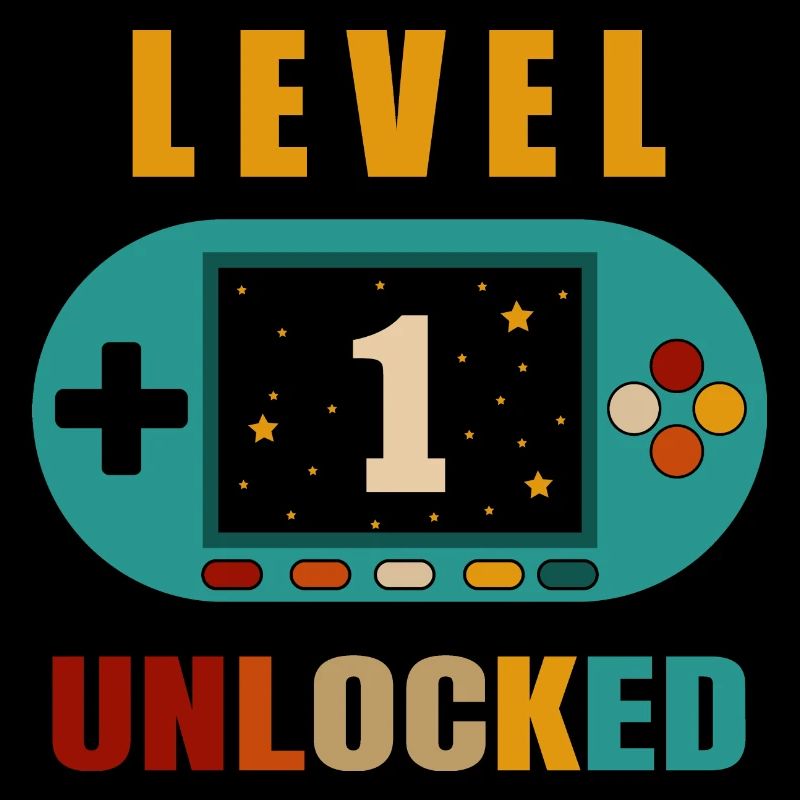 level 1 unlocked. 1th birthday