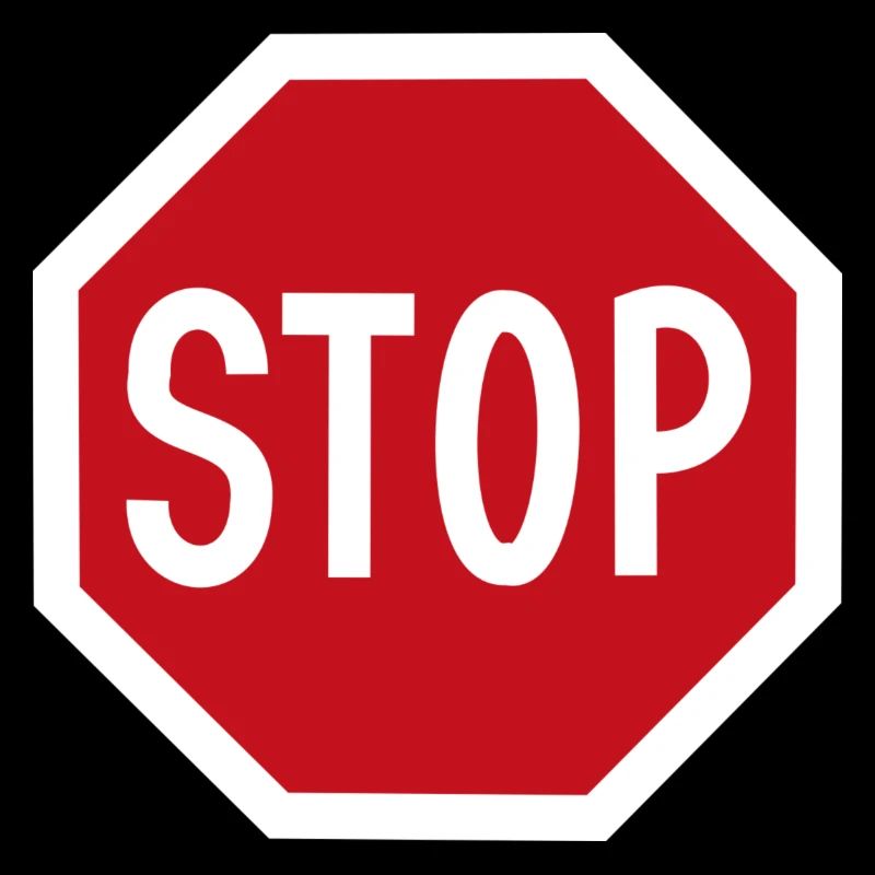 STOP stop sign car driver's license highway