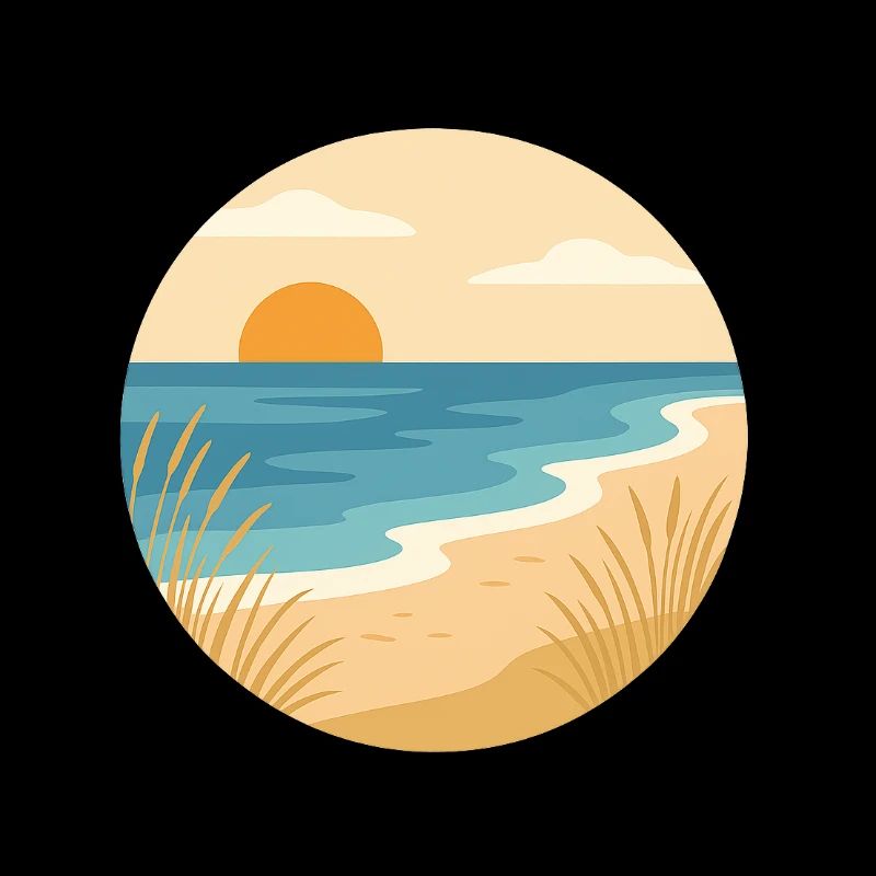 Strand mit Sonne