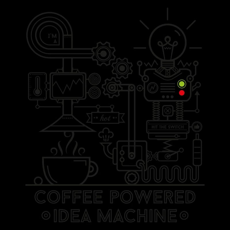 Coffee powered - black