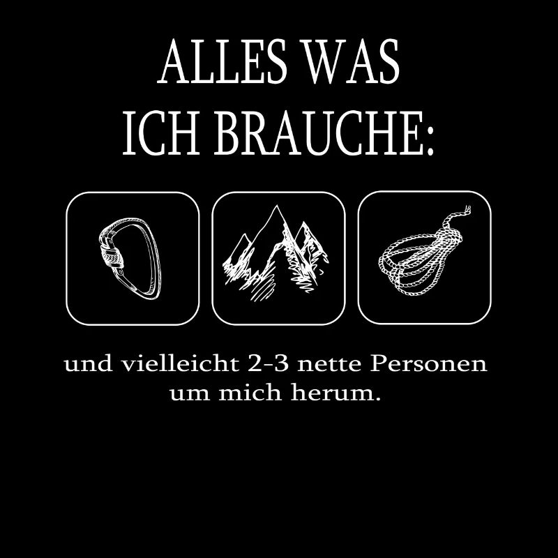 Alles was ich brauche - Klettern