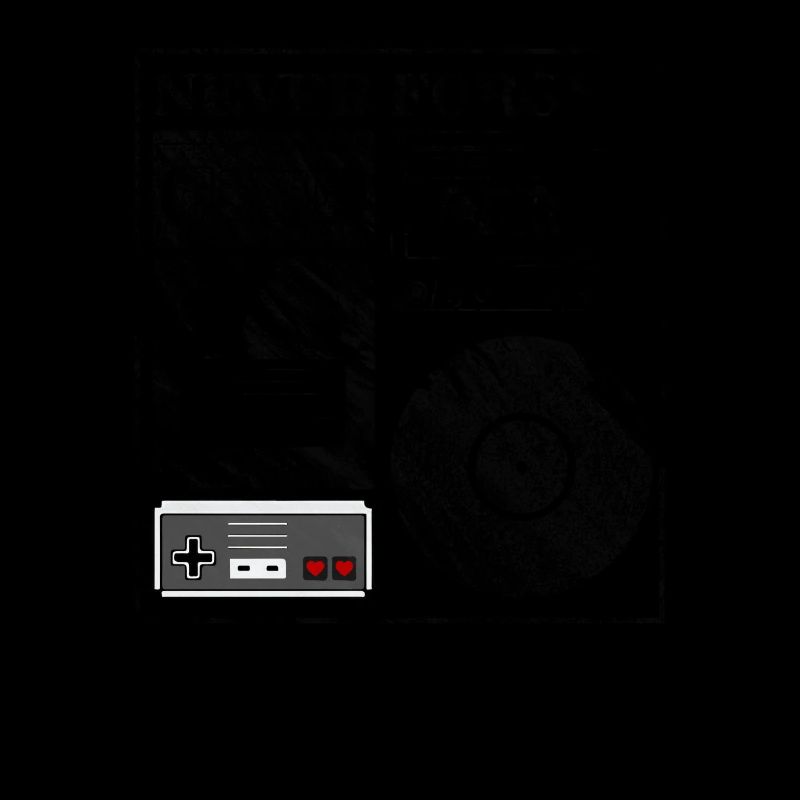 Never forget retro vintage casette vinyl