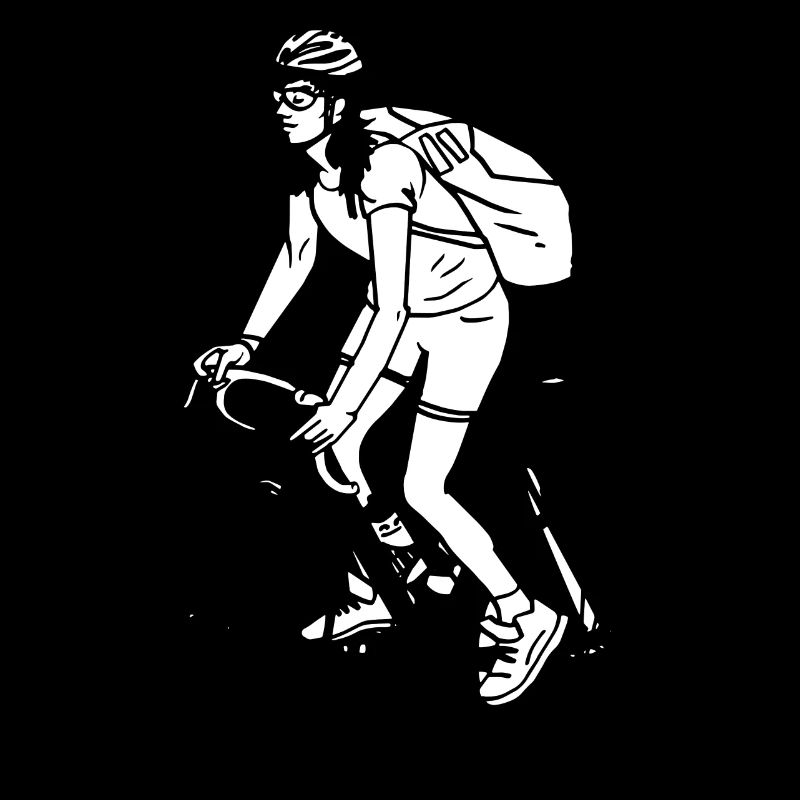 messager à vélo