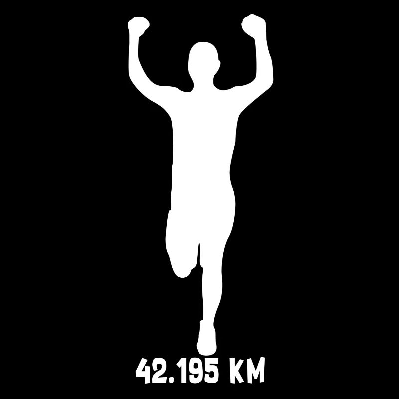 Marathon Runner 42,195 km