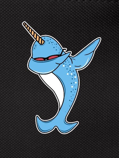 Funny Narwhal Dab