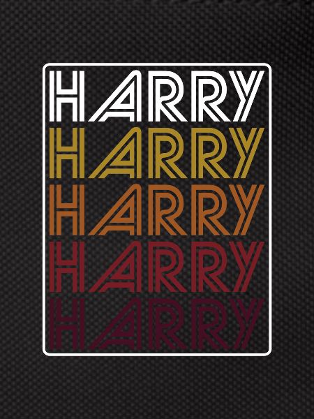 Harry Retro Wordmark Pattern