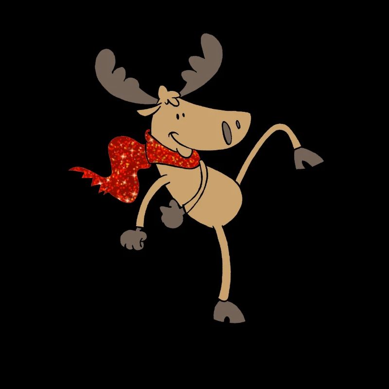 funny dancing moose reindeer