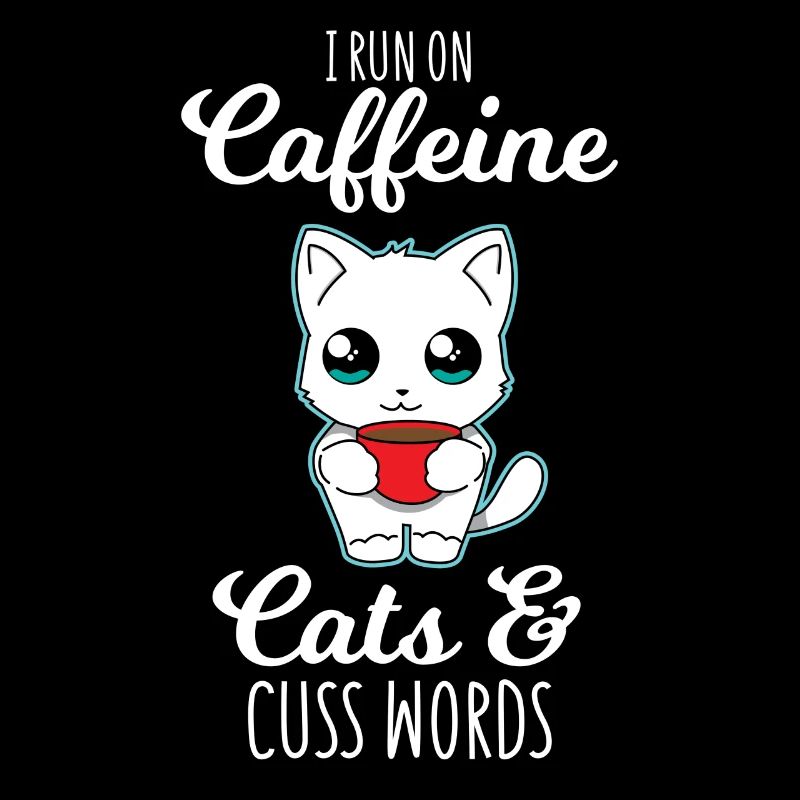 Katzen - Kaffee - Fluchen - Geschenk