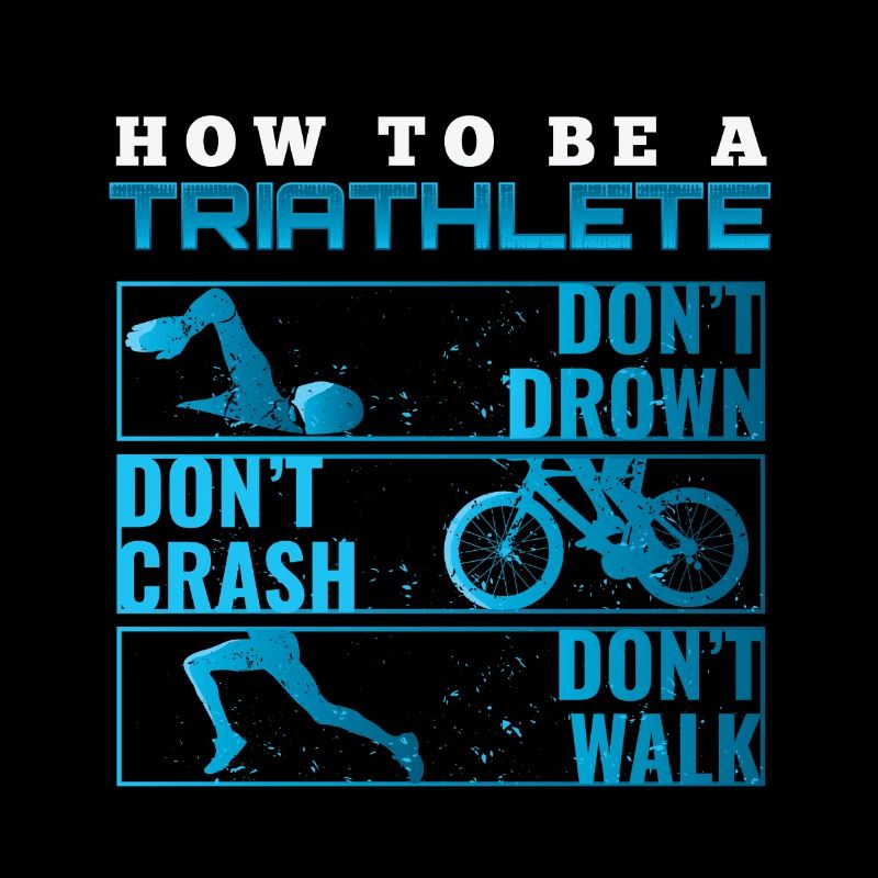 Triathlon Tshirt Geschenk Evolution Männer