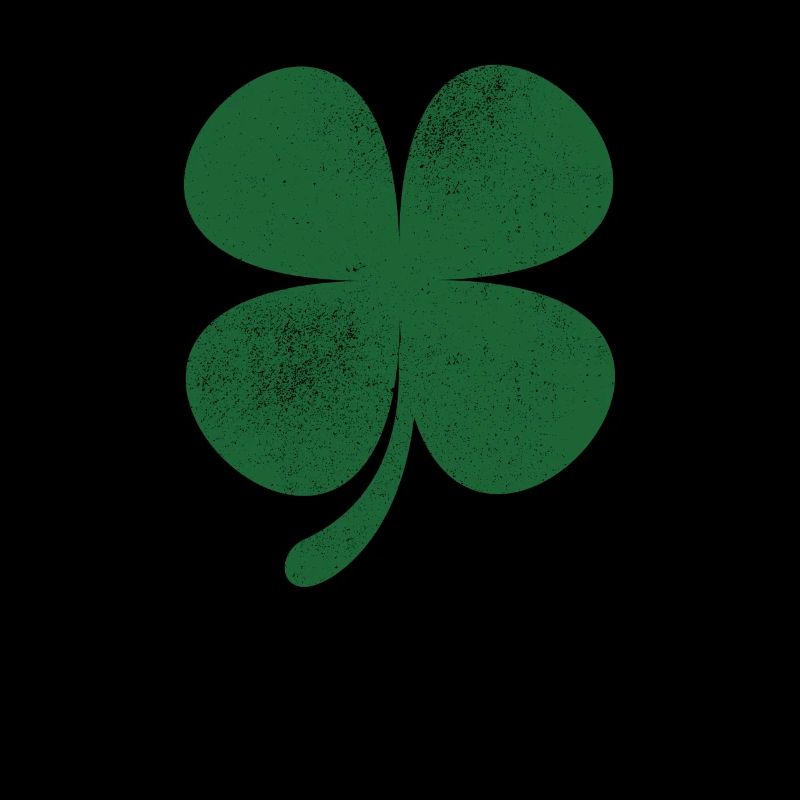 Distressed Green Vierblättriges Kleeblatt St. Patricks