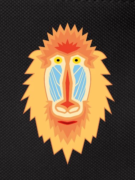 Mandrill Geometric