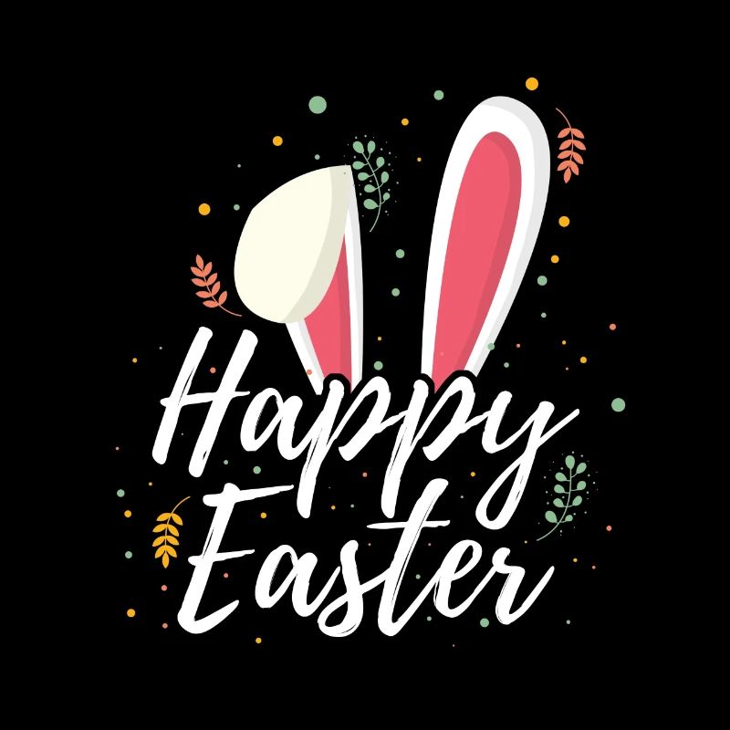 Frohe Ostern Hasen Schlappohren Geschenk Tier Spaß