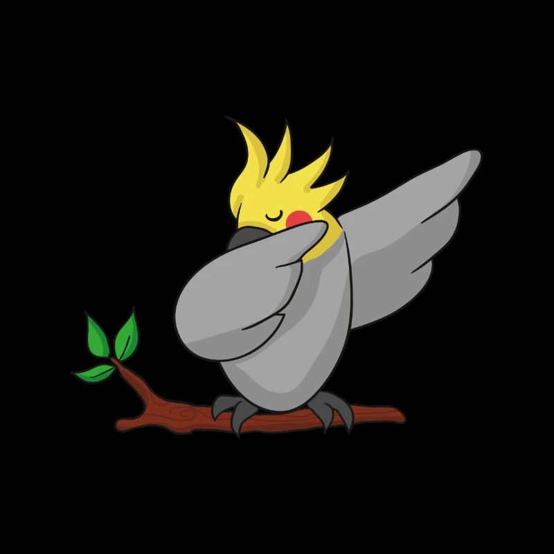 Dab Nymphensittich dabbing cockatiel Geschenk