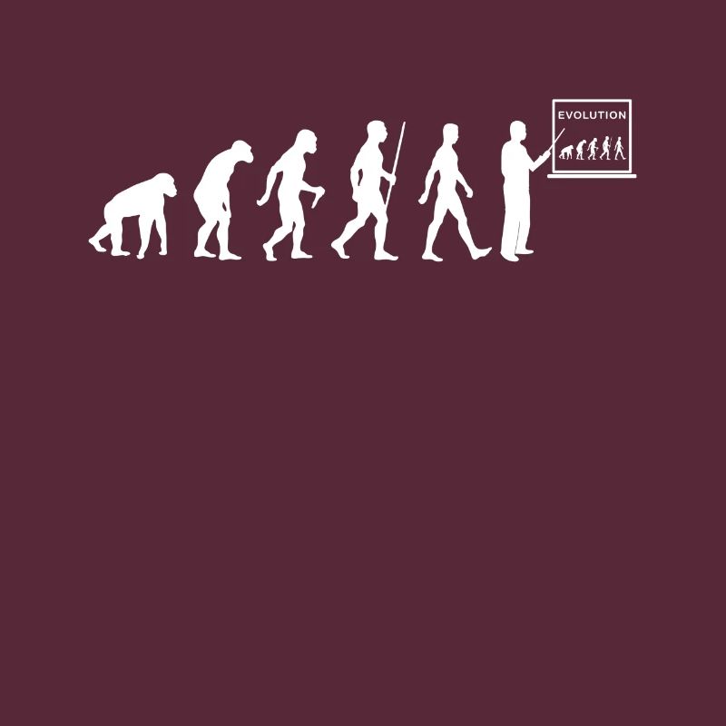 Lehrer Evolution Lehrerin Professor Professorin