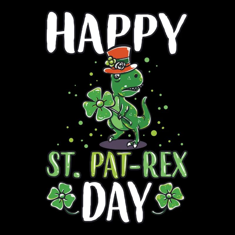 St Patricks day Dinosaurier T-Rex Geschenk Bier