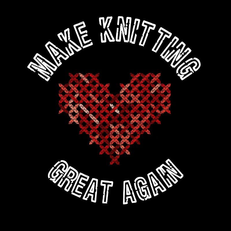 Make a knitting great again shirt