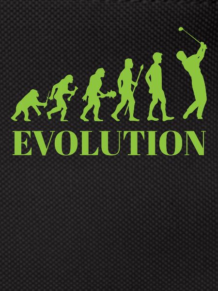 Evolution - Golf - Lustig - Fun - Geschenk