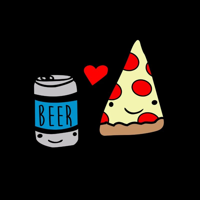 La bière et la pizza adorent la mort