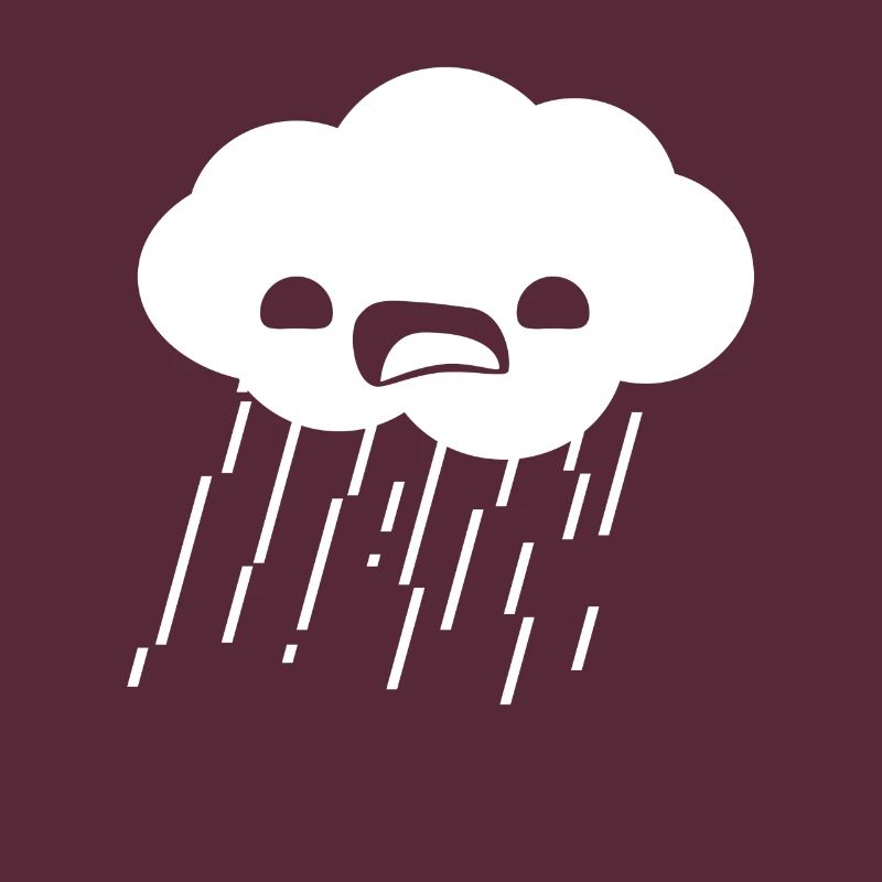 Rain Cloud Sad Feeling Gift Rain Crying