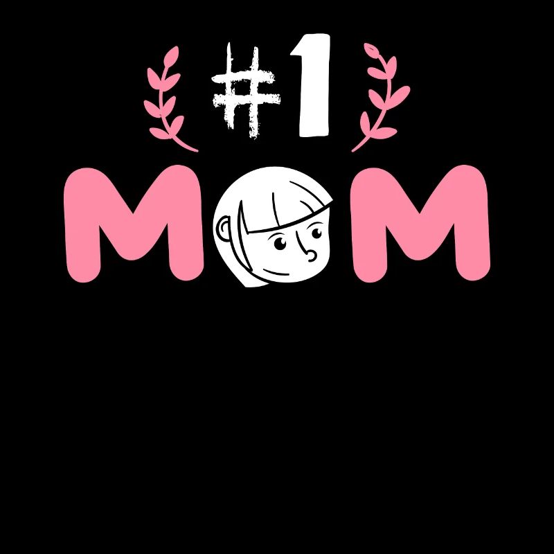 #1 Mom Mutter Muttertag Liebe Geschenk Idee