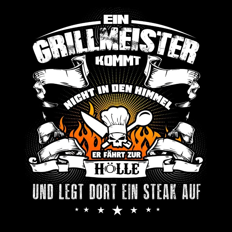 Grill Grill Master Grill Skull BBQ Gift