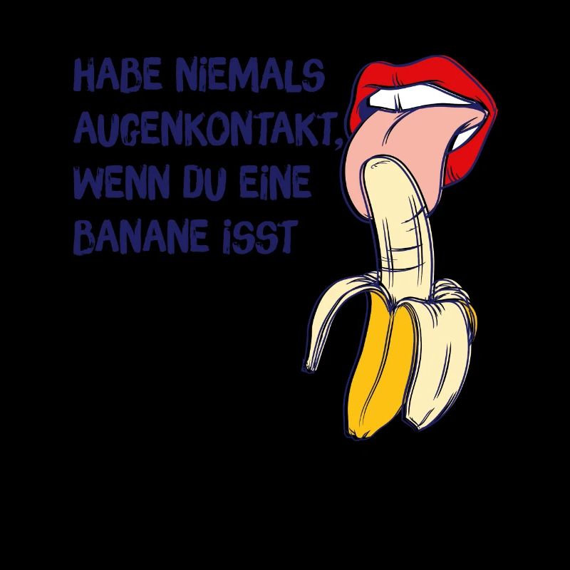 Banana Gift never make eye contact while eating