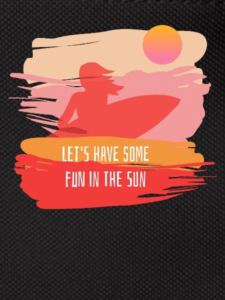 Summer saying surfing