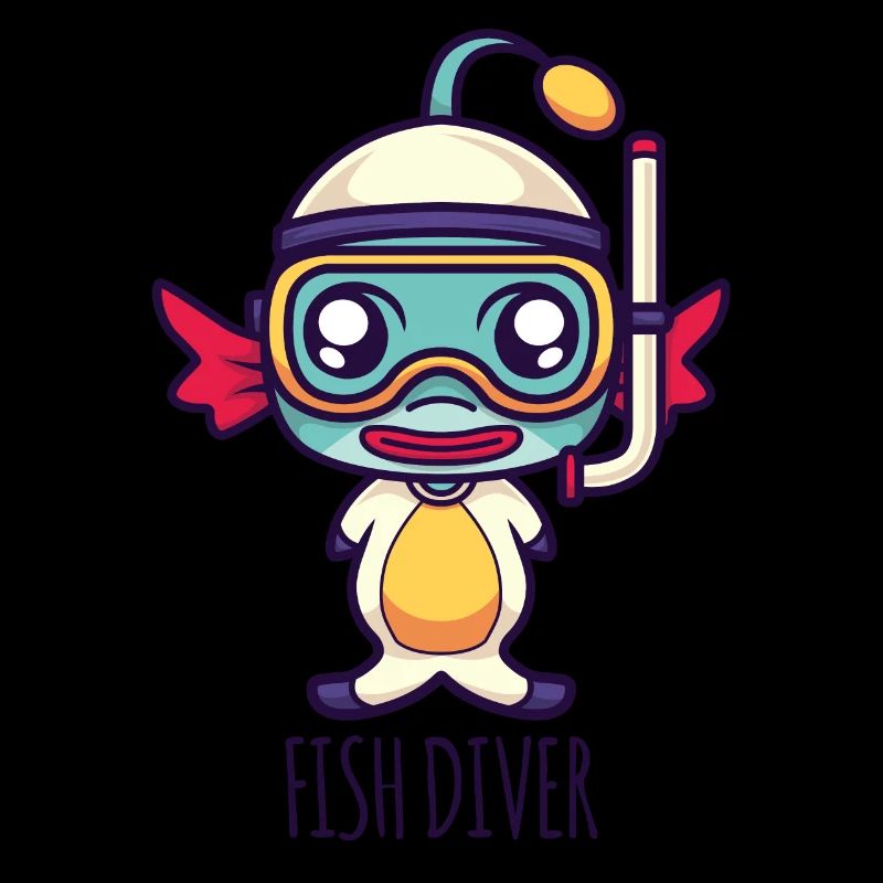 Plongeur de poisson